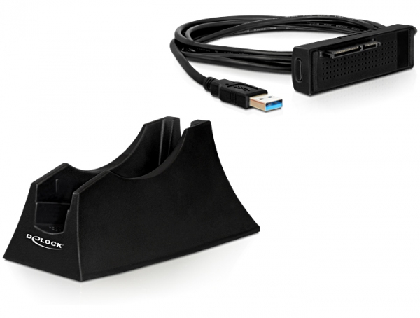Mobilrack / Beépítő keret DeLock HDD Dokkoló SATA to USB 3.0
