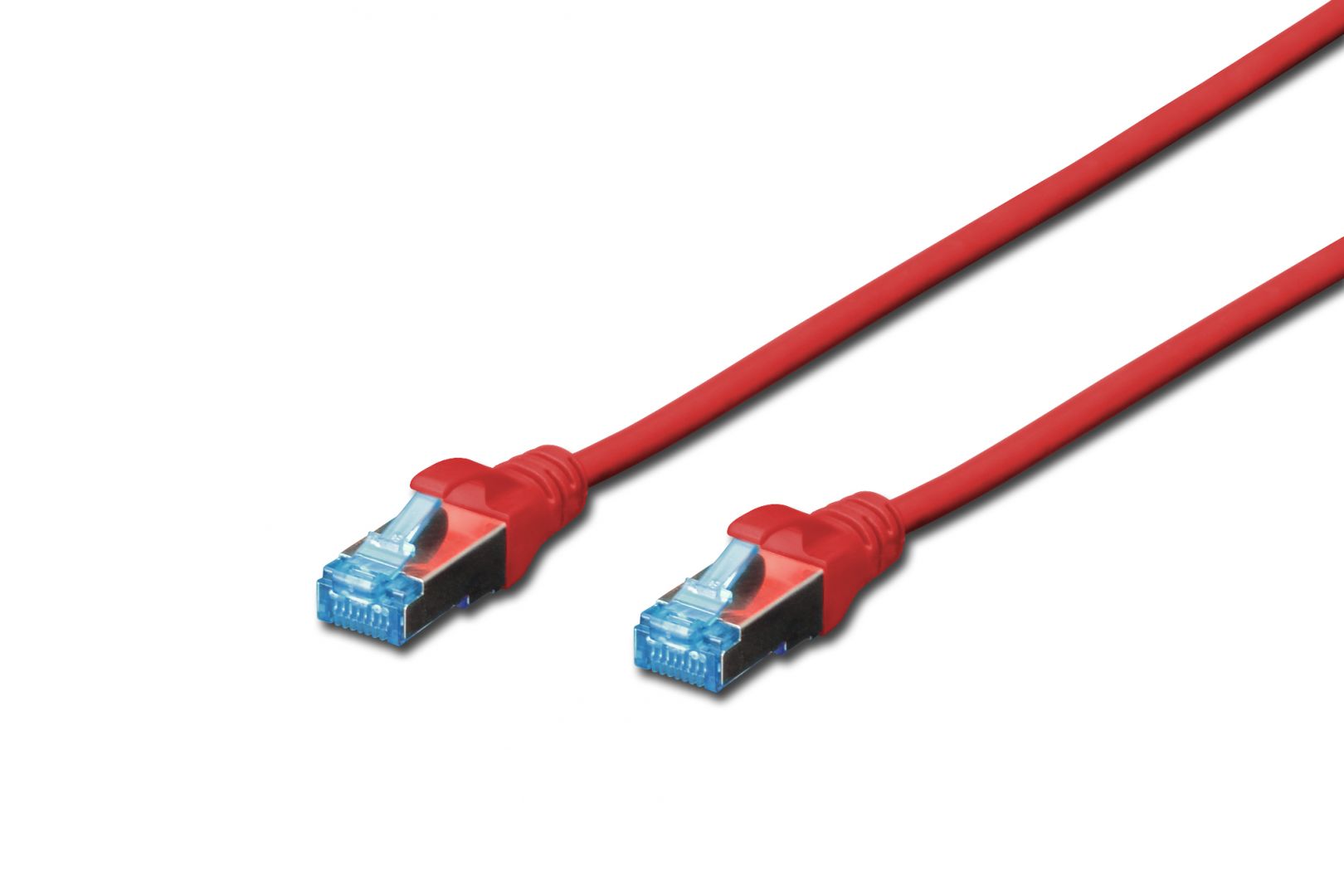 Hálózati kábelek Digitus CAT5e SF-UTP Patch Cable 2m Red