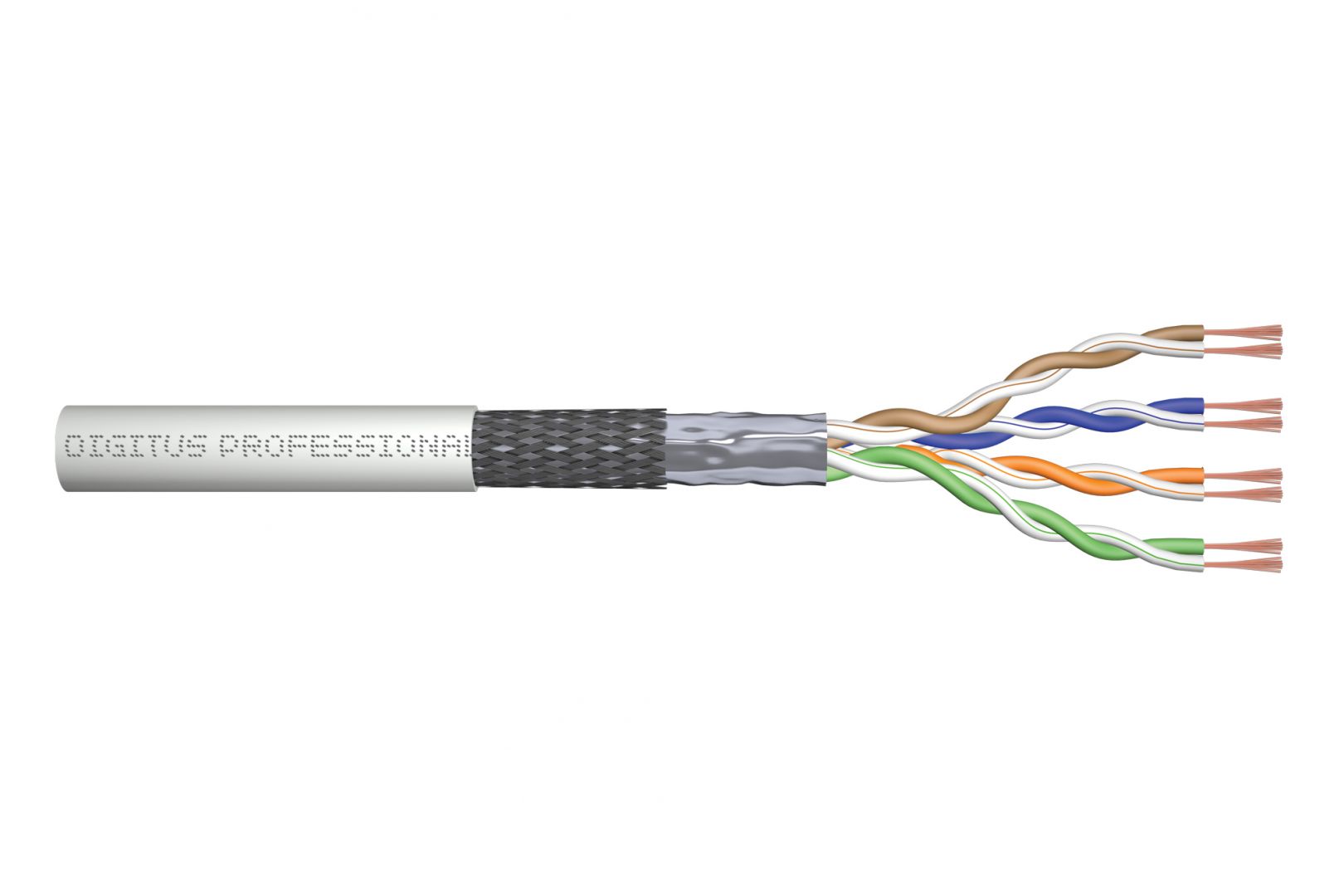 Hálózati kábelek Digitus CAT5e SF-UTP Installation cable 305m Grey
