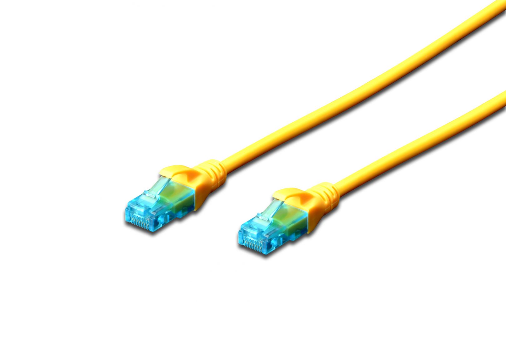 Hálózati kábelek Digitus CAT5e U-UTP Patch Cable 2m Yellow Hálózati kábelek Digitus CAT5e U-UTP Patch Cable 2m Yellow
