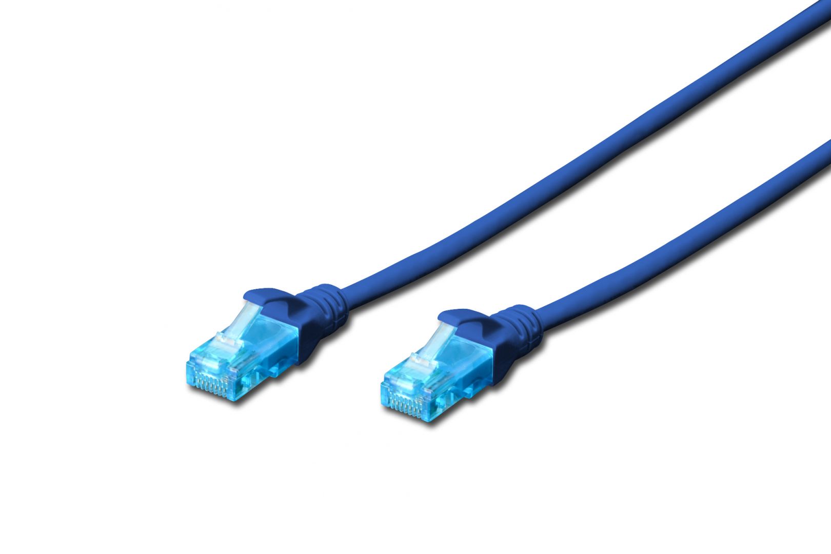 Hálózati kábelek Digitus CAT5e U-UTP Patch Cable 3m Blue Hálózati kábelek Digitus CAT5e U-UTP Patch Cable 3m Blue