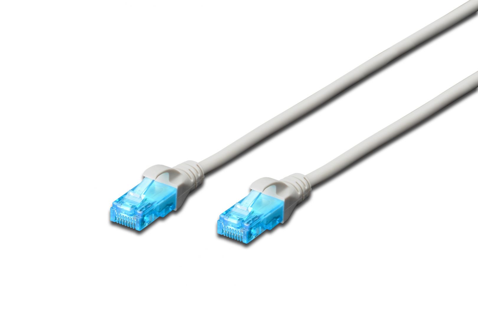 Hálózati kábelek Digitus CAT5e U-UTP Patch Cable 3m Grey