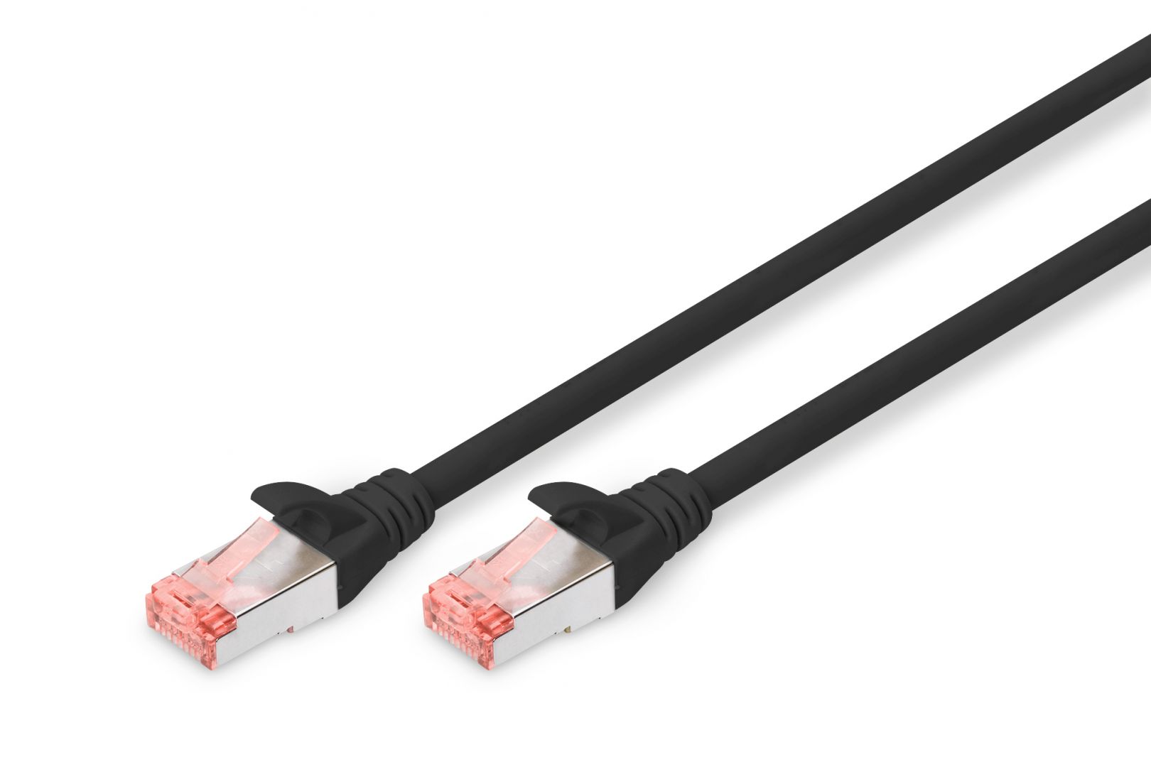 Hálózati kábelek Digitus CAT6 S-FTP Patch Cable 0,5m Black Hálózati kábelek Digitus CAT6 S-FTP Patch Cable 0,5m Black