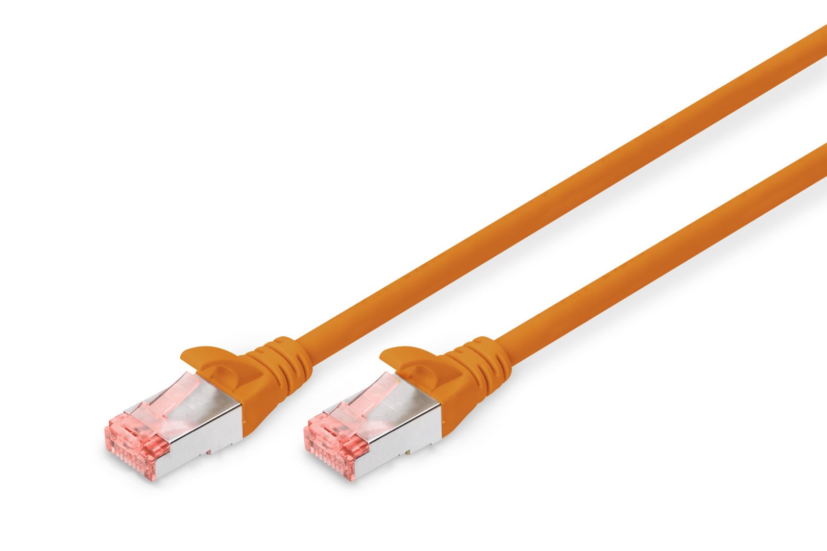 Hálózati kábelek Digitus CAT6 S-FTP Patch Cable 0,5m Orange