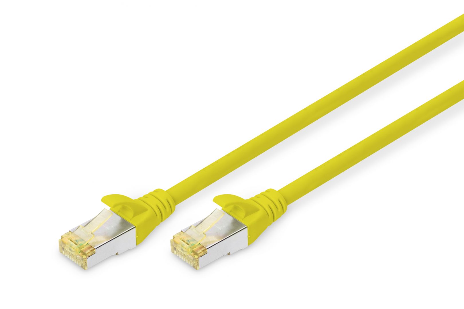 Hálózati kábelek Digitus CAT6A S-FTP Patch Cable 0,25m Yellow Hálózati kábelek Digitus CAT6A S-FTP Patch Cable 0,25m Yellow
