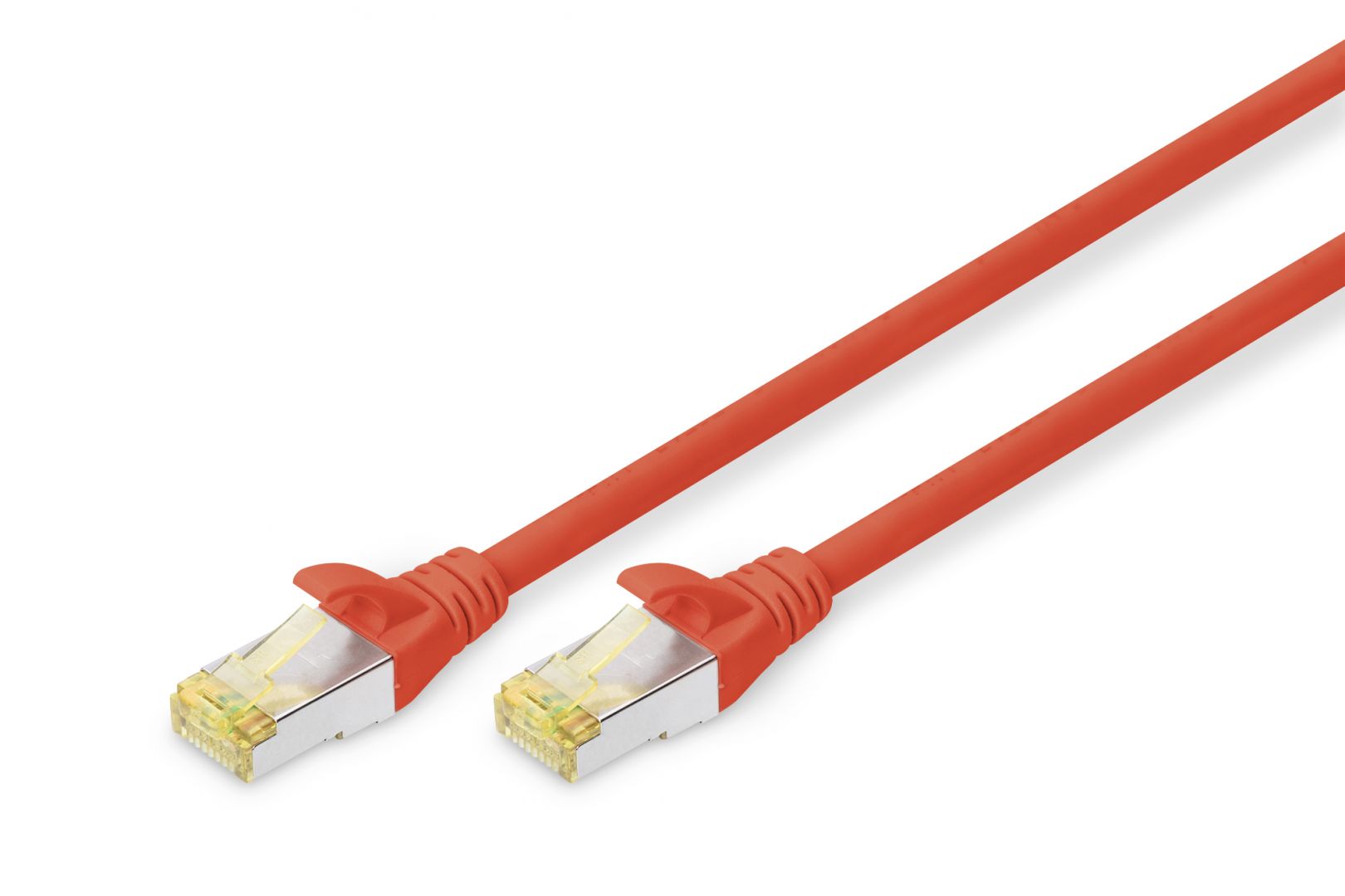 Hálózati kábelek Digitus CAT6A S-FTP Patch Cable 1m Red