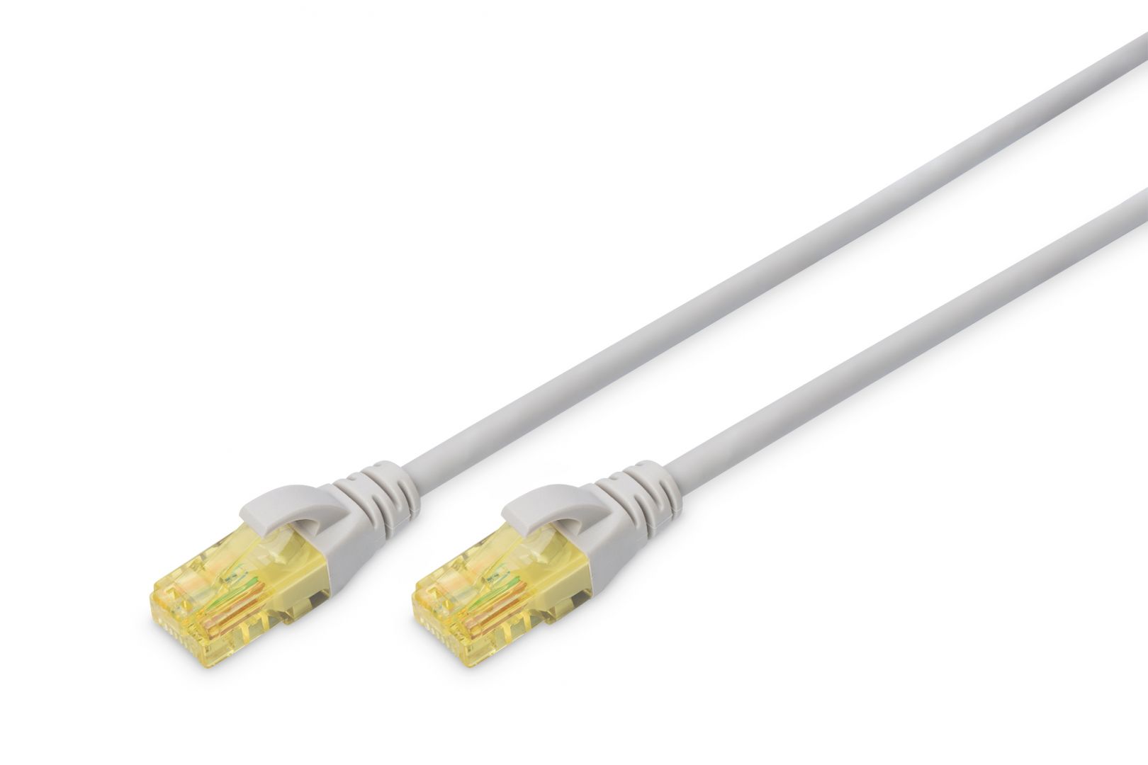 Hálózati kábelek Digitus CAT6A U-UTP Patch Cable 1m Grey Hálózati kábelek Digitus CAT6A U-UTP Patch Cable 1m Grey