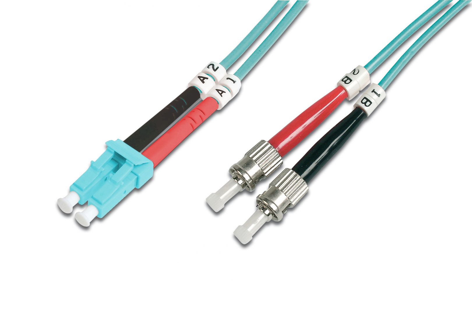 Hálózati kábelek Digitus DK-2531-05/3 száloptikás kábel 5 M LC ST I-VH OM3 Blue
