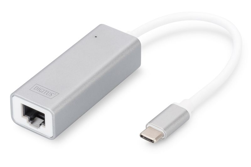 Hálókártya Digitus DN-3024 USB Type-C Gigabit Ethernet Adapter