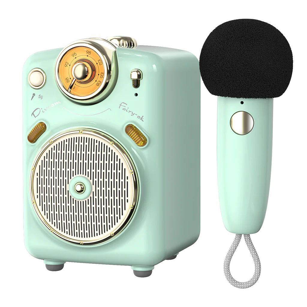 Hangszóró Divoom Fairy-OK Bluetooth Speaker+Microphone Green