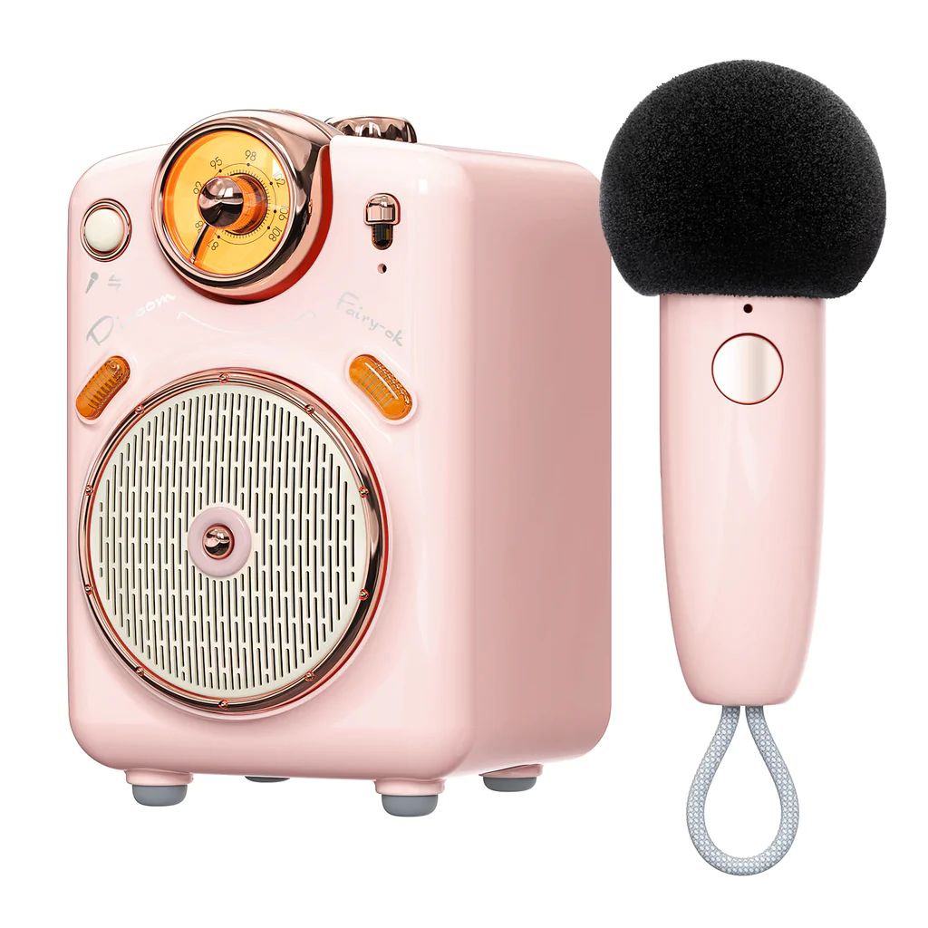 Hangszóró Divoom Fairy-OK Bluetooth Speaker+Microphone Pink