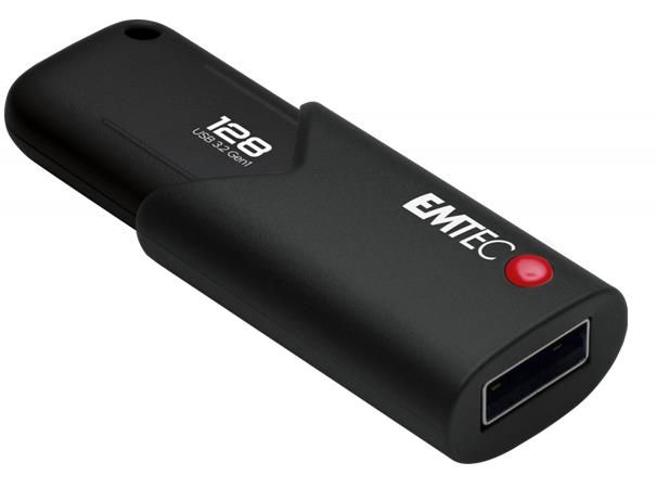 USB Flash RAM Emtec 128GB B120 Click Secure USB3.2 Black USB Flash RAM Emtec 128GB B120 Click Secure USB3.2 Black
