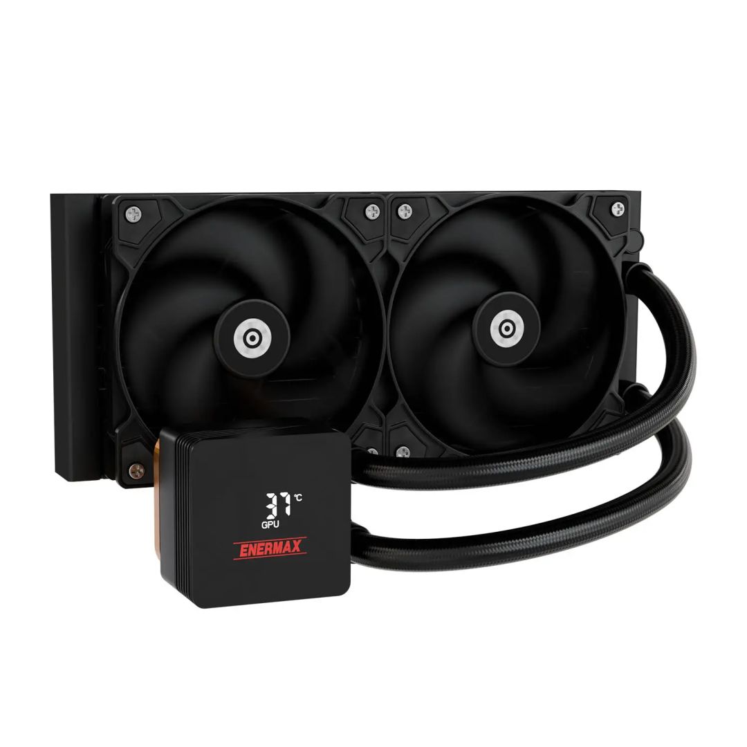 Ventilátorok, Hűtők, Előlapi panelek Enermax Liqmax IV Series 240mm Liquid CPU Cooler