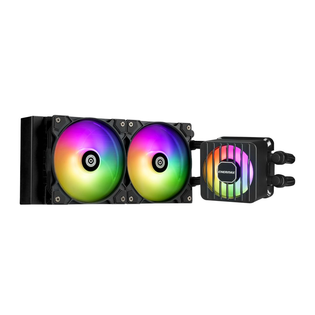 Ventilátorok, Hűtők, Előlapi panelek Enermax LiqmaxFlo Series 240mm ARGB AiO Liquid CPU Cooler