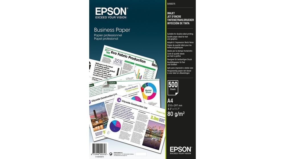 Fotópapír Epson Business Paper 80g A4 500db Fotópapír