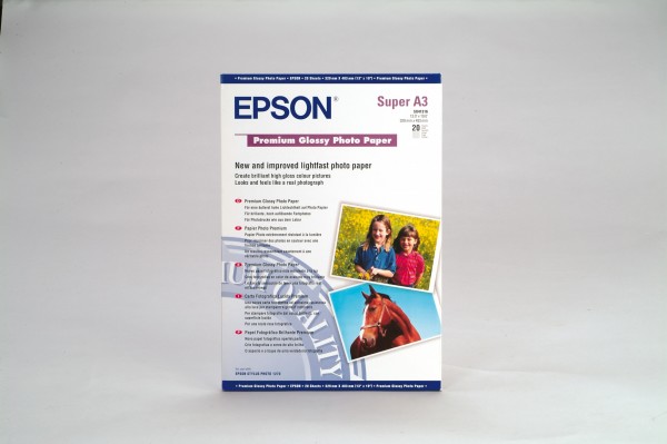 Fotópapír Epson C13S041315 255g A3 20db Fényes Fotópapír