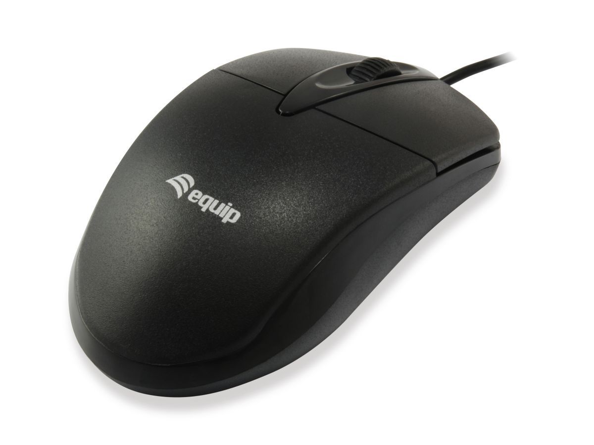 Egér EQuip Optical Desktop Mouse Black
