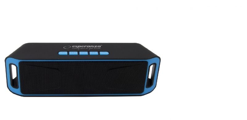 Hangszóró Esperanza Folk Bluetooth speaker FM Black/Blue