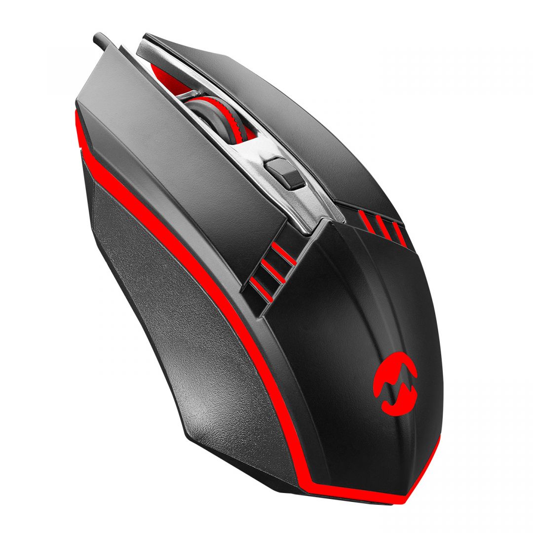 Egér Everest SM-G97 GANK RGB Gaming Optical Mouse Black