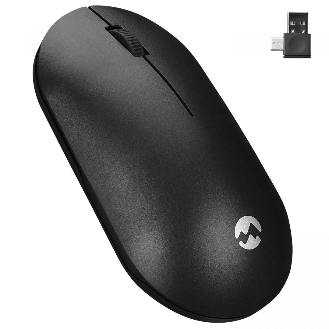 Egér Everest SMW-399 Optical Wireless Mouse Black