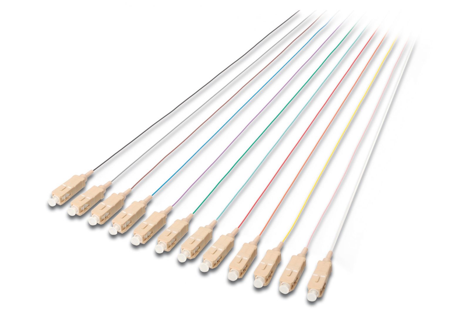 Hálózati kábelek Digitus OM4 Optikai Kábel 2m (12db)