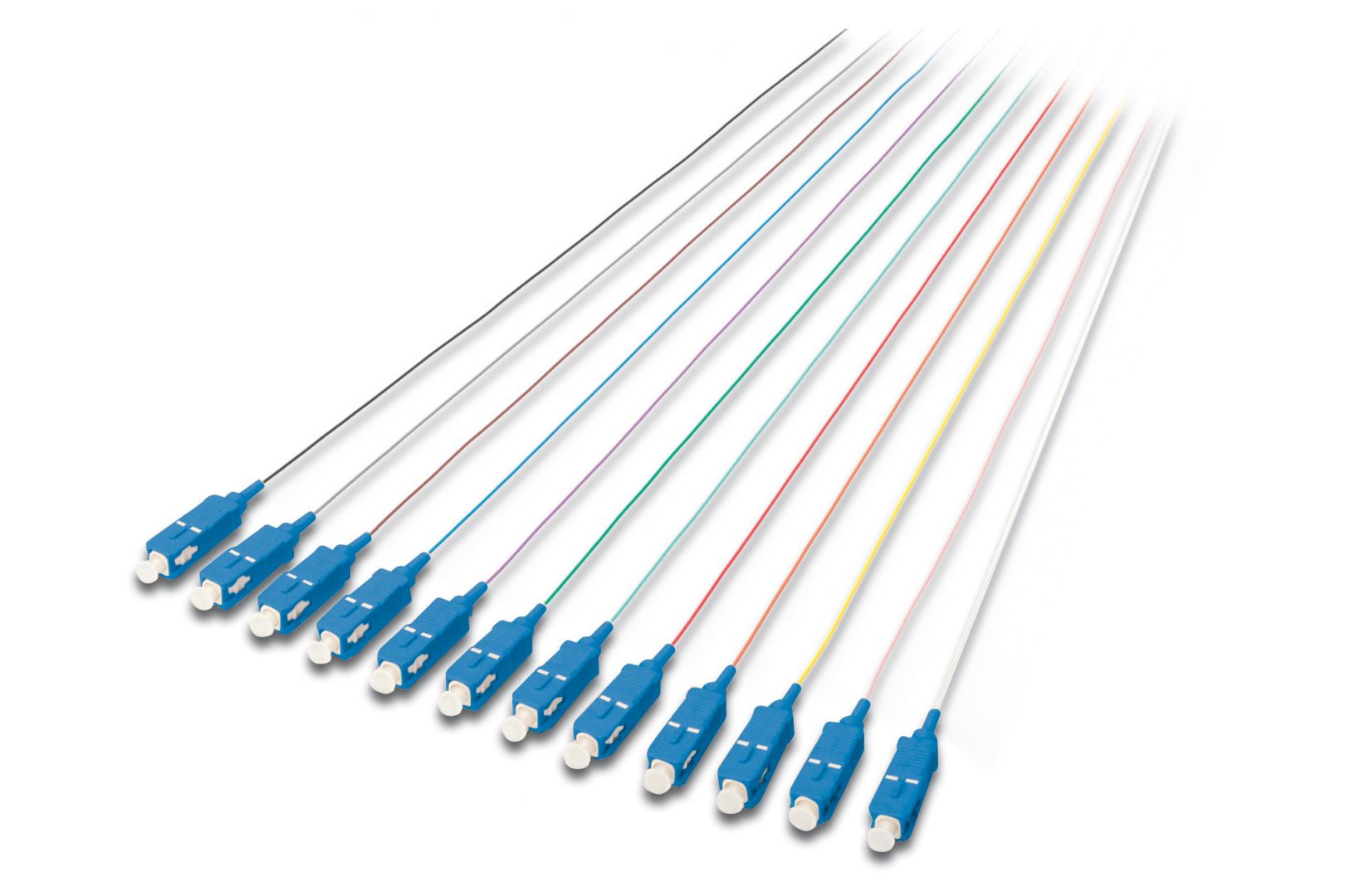 Hálózati kábelek Digitus OS2 Optikai Kábel 2m (12db)