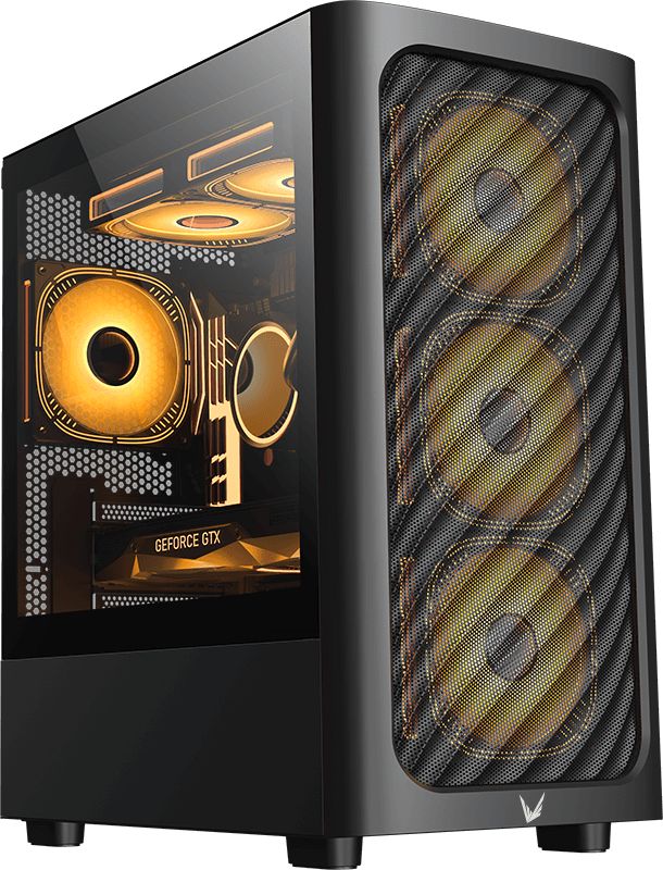 Ház Formula Air Mesh G3 Tempered Glass Black