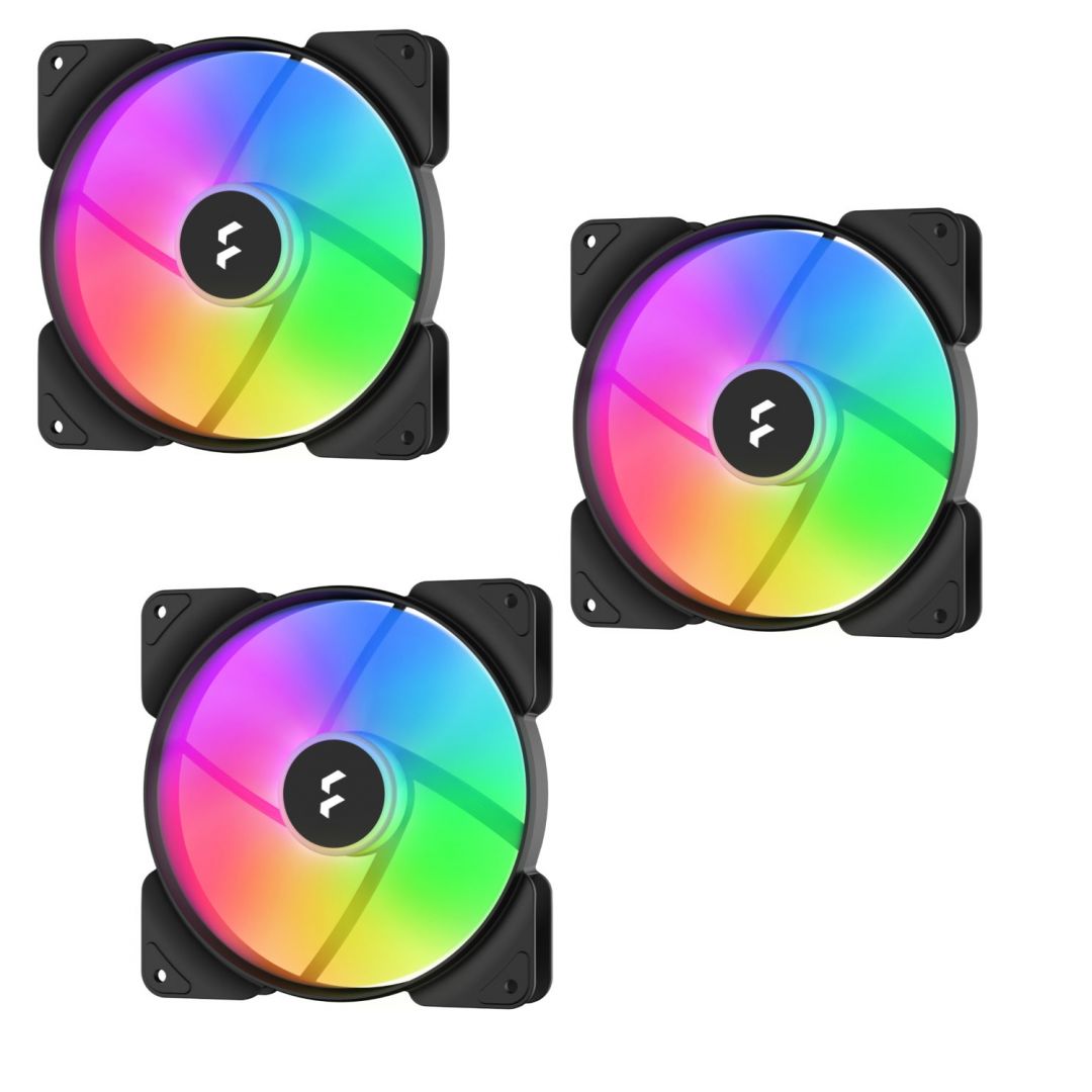 Ventilátorok, Hűtők, Előlapi panelek Fractal Design Aspect 14 RGB Cooler (3-pack)