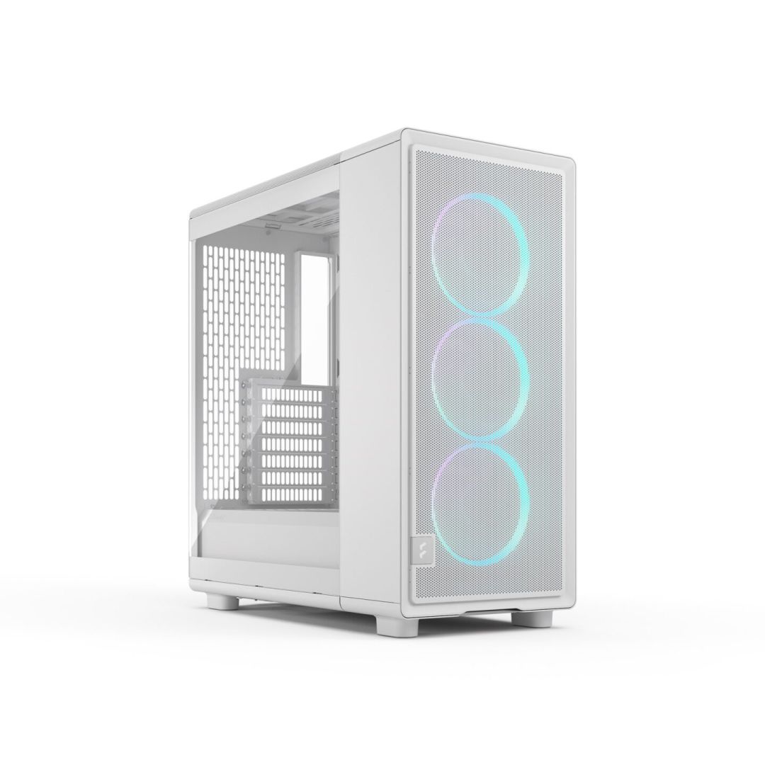 Ház Fractal Design Epoch Tempered Glass White RGB Clear Tint
