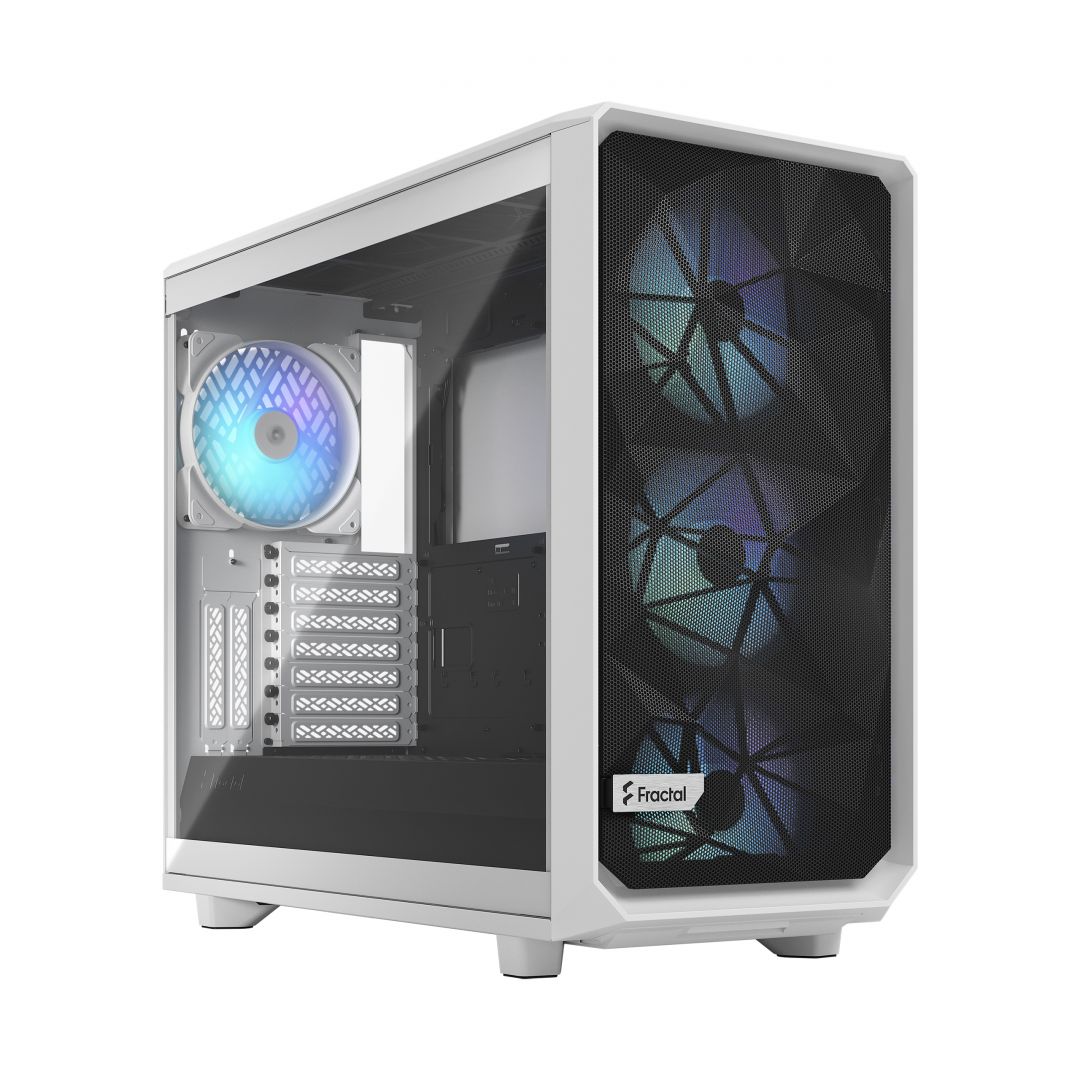 Ház Fractal Design Meshify 2 RGB Tempered Glass White