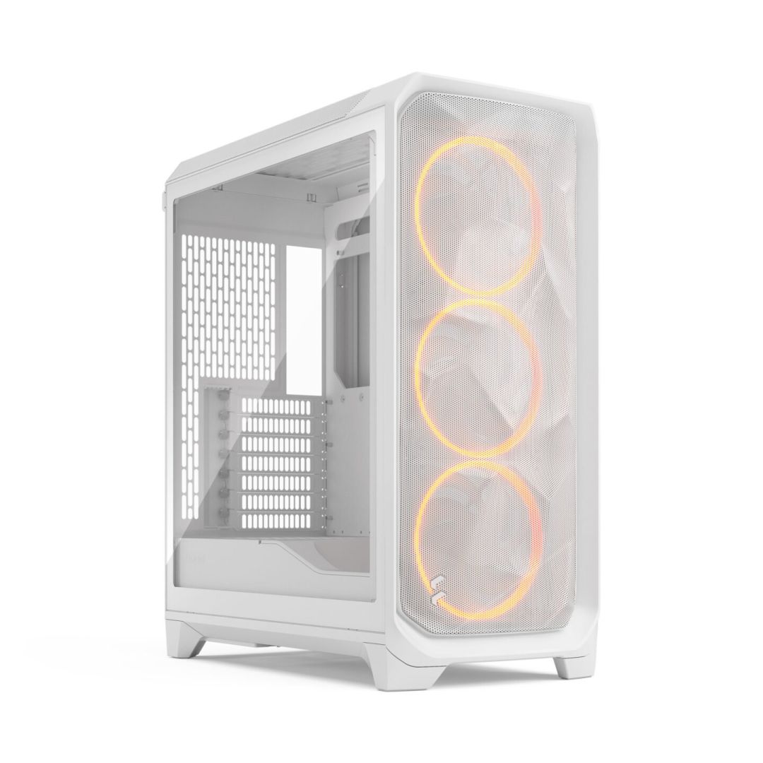 Ház Fractal Design Meshify 3 Tempered Glass RGB Clear Tint White
