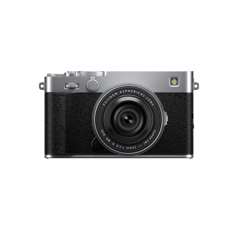 Digitális fényképezőgép Fujifilm X-E5 + XF 23mm f/2.8 R WR MILC kit Silver