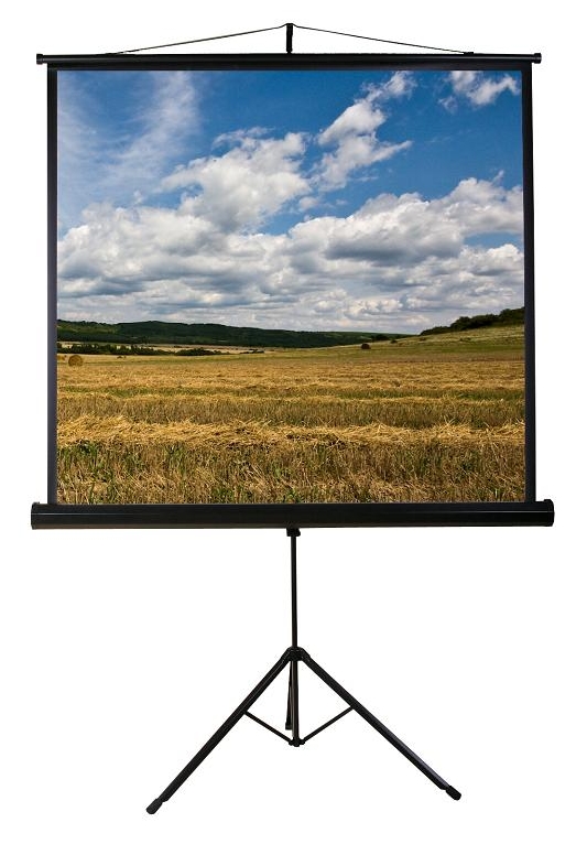 Vetítővászon Funscreen Tripod 240x240 cm Format 1:1