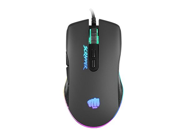 Egér FURY Scrapper RGB Gaming Mouse Black