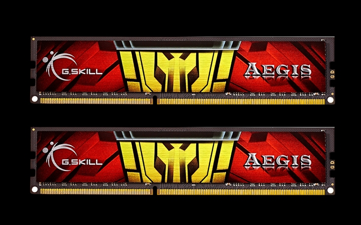 Memória G.SKILL 16GB DDR3 1333MHz Kit(2x8GB) Aegis Memória G.SKILL 16GB DDR3 1333MHz Kit(2x8GB) Aegis