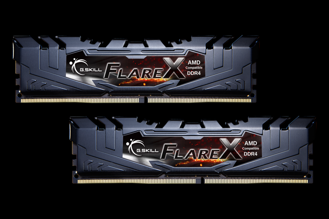 Memória G.SKILL 16GB DDR4 3200MHz Kit(2x8GB) FlareX Black (for AMD)