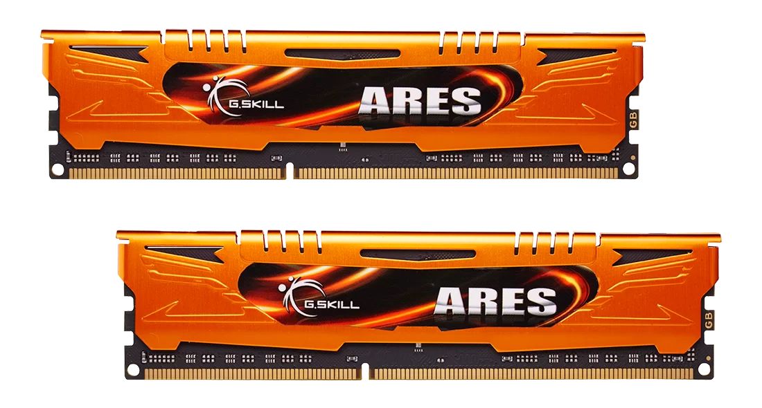 Memória G.SKILL 16GB DDR3 1600MHz Kit(2x8GB) Ares Orange