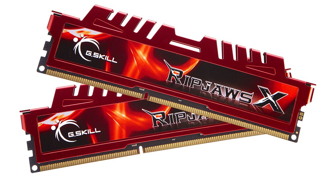 Memória G.SKILL 16GB DDR3 1600MHz Kit(2x8GB) RipjawsX Red