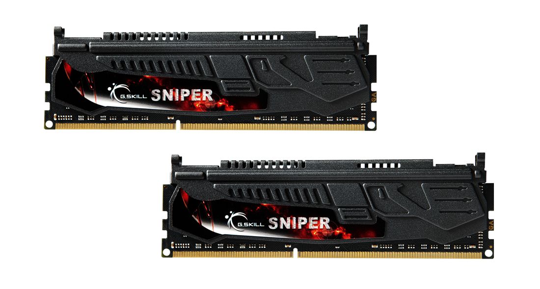 Memória G.SKILL 16GB DDR3 1600MHz Kit(2x8GB) Sniper Black