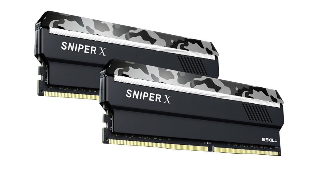 Memória G.SKILL 16GB DDR4 3000MHz Kit(2x8GB) Sniper X Urban Camo