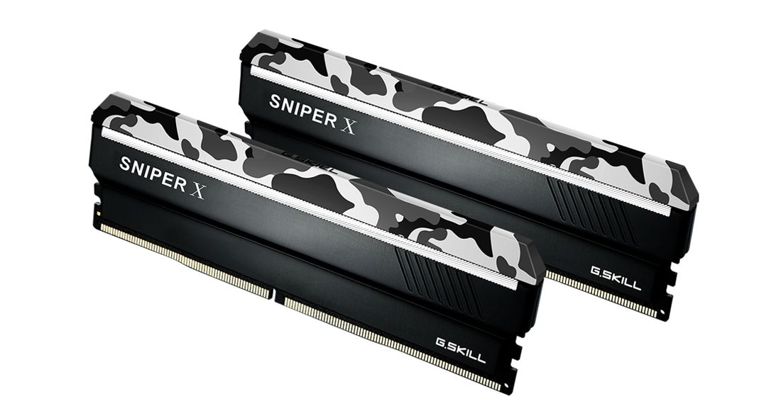 Memória G.SKILL 16GB DDR4 3200MHz Kit(2x8GB) Sniper X Urban Camo