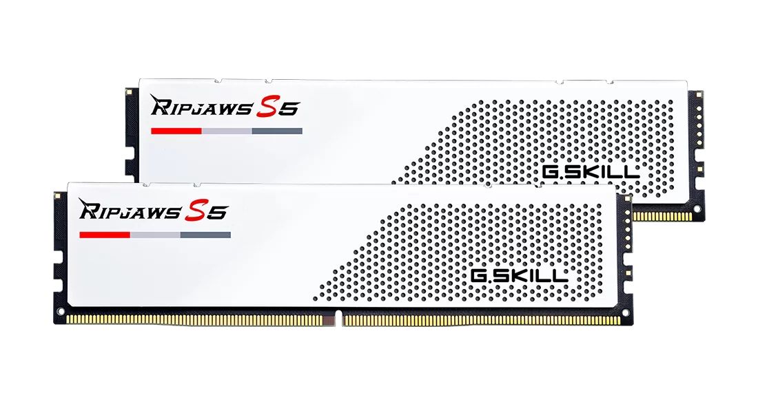Memória G.SKILL 32GB DDR5 5600MHz Kit(2x16GB) Ripjaws S5 White