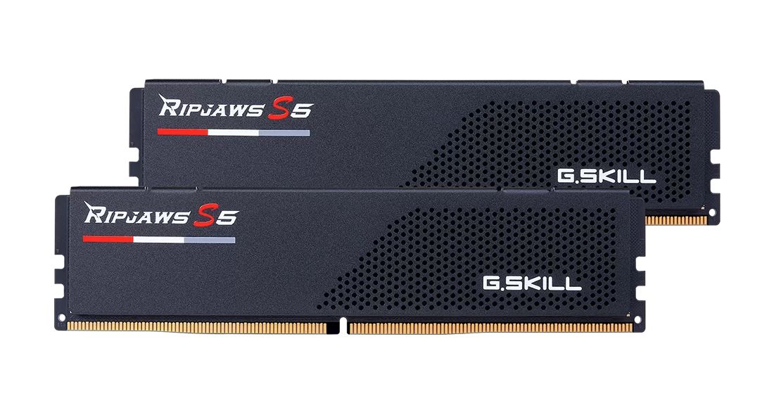 Memória G.SKILL 32GB DDR5 6400MHz Kit(2x16GB) Ripjaws S5 Black