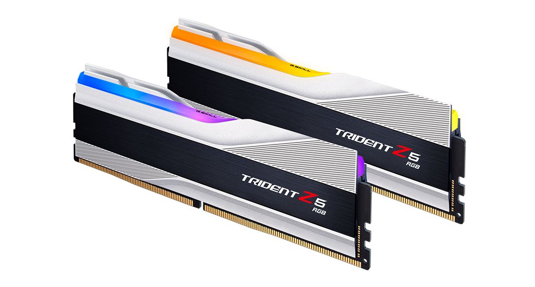 Memória G.SKILL 32GB DDR5 6400MHz Kit(2x16GB) Trident Z5 RGB Silver
