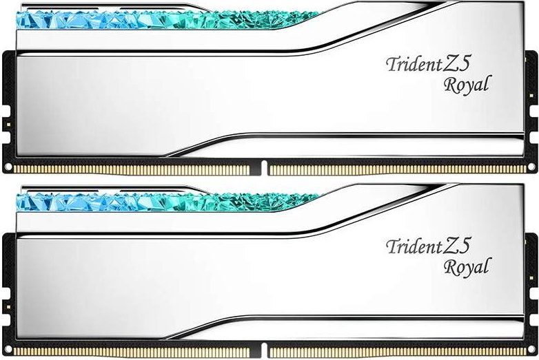 Memória G.SKILL 32GB DDR5 6800MHz Kit(2x16GB) Trident Z5 Royal RGB Silver