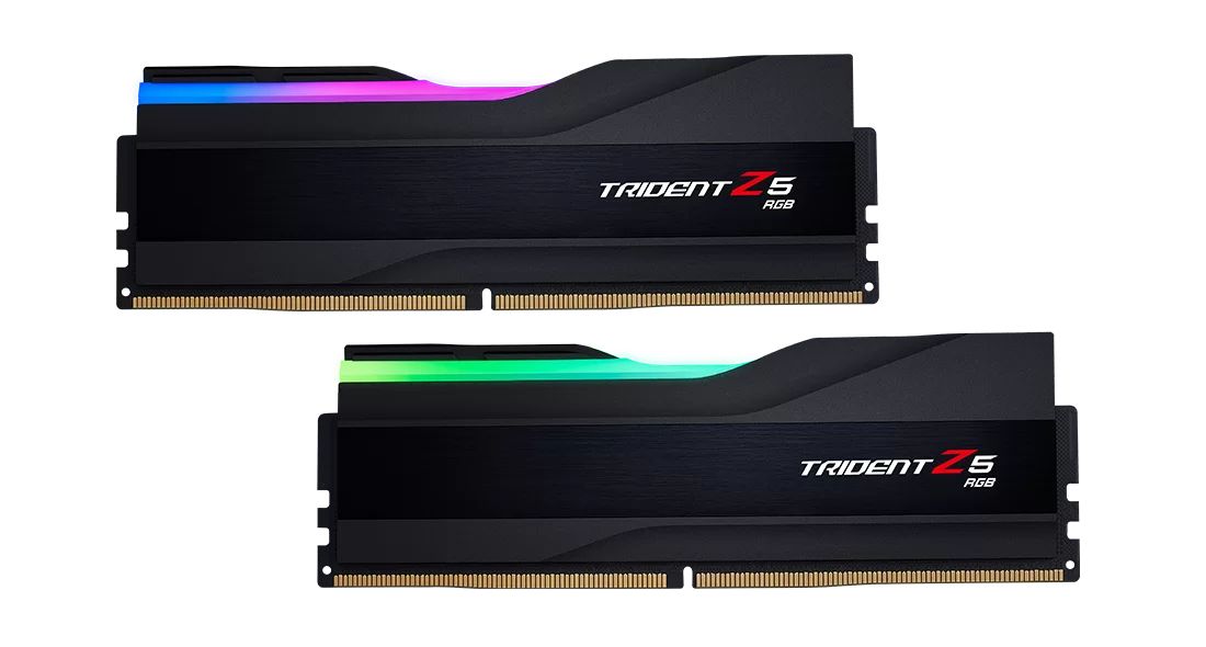 Memória G.SKILL 32GB DDR5 7200MHz Kit(2x16GB) Trident Z5 RGB Matte Black