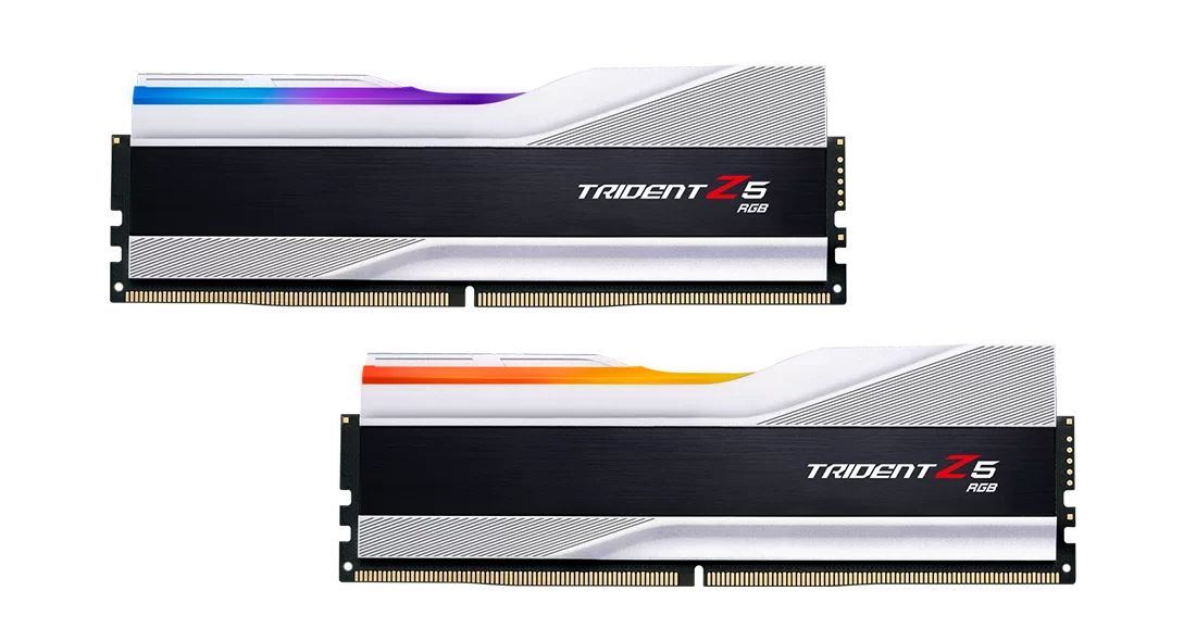 Memória G.SKILL 32GB DDR5 7200MHz Kit(2x16GB) Trident Z5 RGB Silver