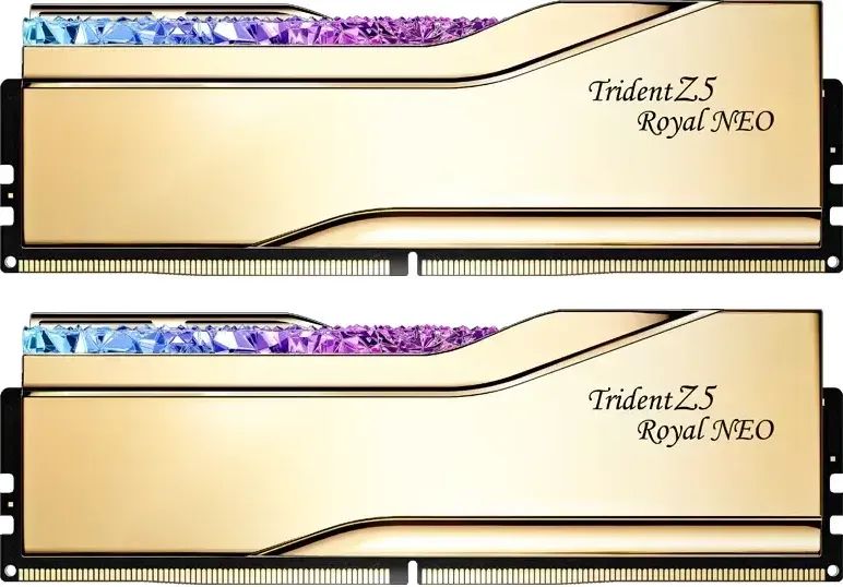 Memória G.SKILL 32GB DDR5 8000MHz Kit(2x16GB) Trident Z5 Royal Neo Gold