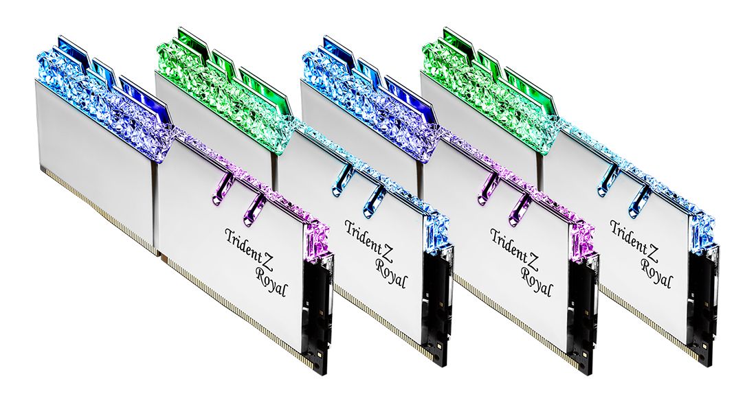 Memória G.SKILL 64GB DDR4 3200MHz Kit(4x16GB) Trident Z Royal