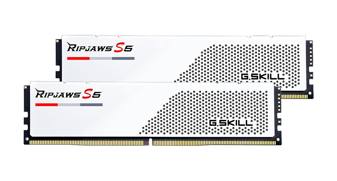 Memória G.SKILL 64GB DDR5 5600MHz Kit(2x32GB) Ripjaws S5 White